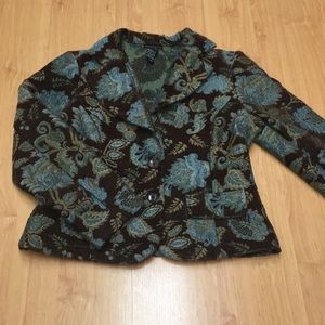 Vintage Tapestry Womans Jacket. Unique
